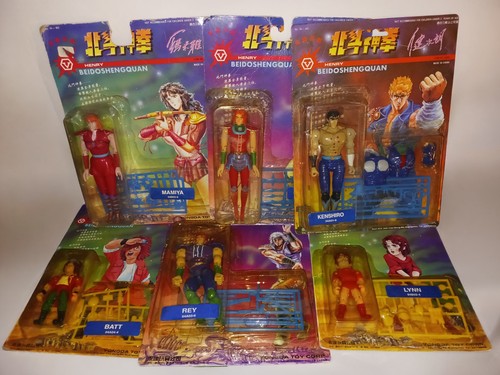 Lotto figurine yongda - yongda, pugno